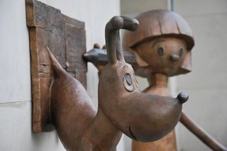 Rzeźba bohaterów filmu Zaczarowany ołówek