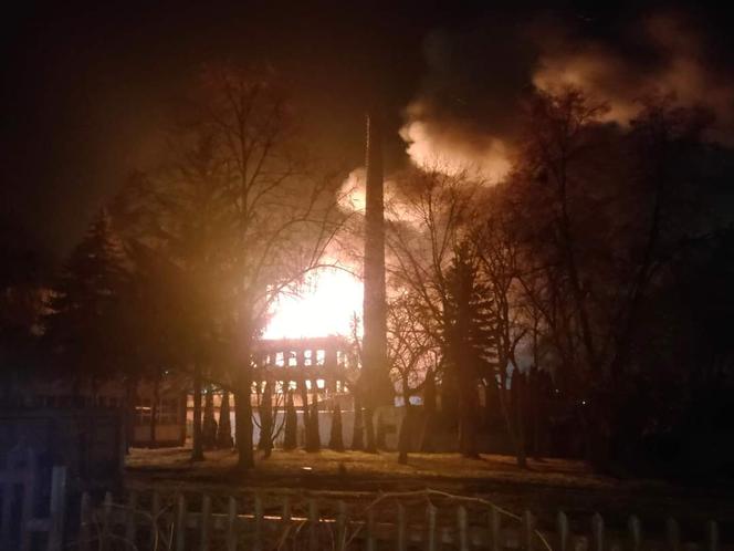 Nocny pożar na ul. Młodzianowskiej