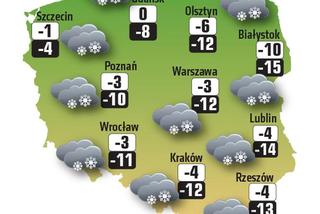 Pogoda na sobotę: Mróz i śnieg zaatakuje całą Polskę! [MAPA]