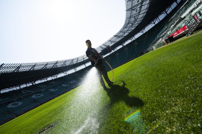 Szykują stadion we Wrocławiu na mecz Polska - Irlandia