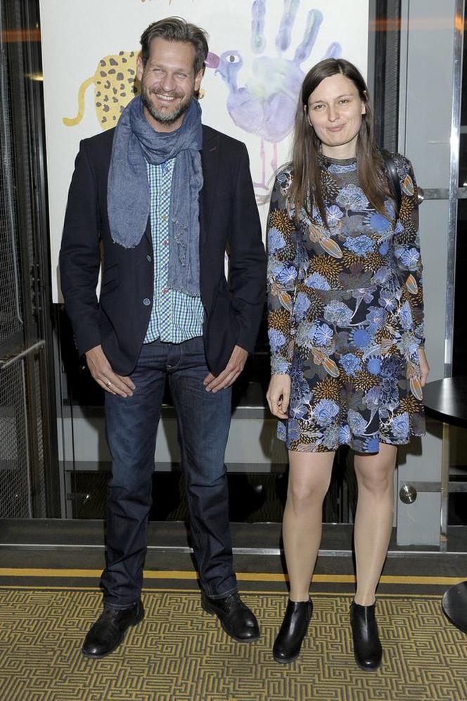 Marcin Janos Krawczyk i jego żona Karolina