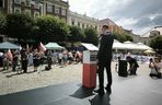 Manifestacja pod hasłem Sto nielegalnej imigracji w Lesznie
