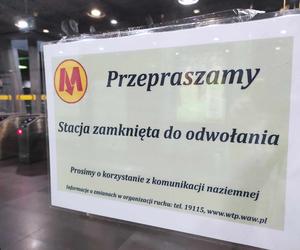 Warszawa: Pięć stacji metra zamkniętych