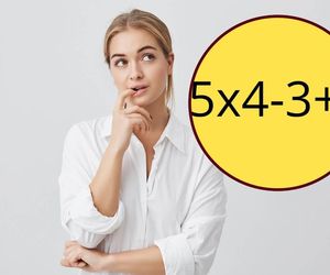 Ile to jest 5x4-3+2:1=? Dorośli mają z tym równaniem niemały problem 