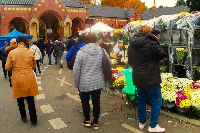 1 listopada na Cmentarzu Centralnym w Szczecinie