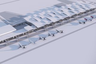 Wrocławskie lotnisko zyska nowy wygląd. Są wizualizacje nowego terminalu 