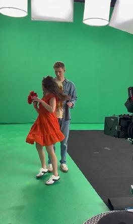 M jak miłość. Basia (Karina Woźniak), Michał (Igor Pawłowski)