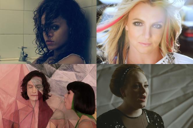 Rihanna, Britney, Gotye, Adele