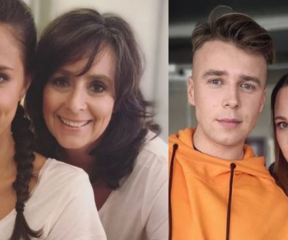 Anna Korcz z córką i Konrad Skolimowski z Magdą Żak