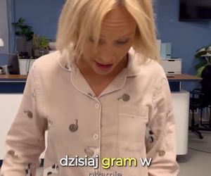 M jak miłość. Dorota (Iwona Rejzner) na planie