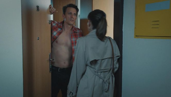 M jak miłość, odcinek 1887. Ojczym Franka (Marcin Sitek), Aneta (Ilona Janyst)