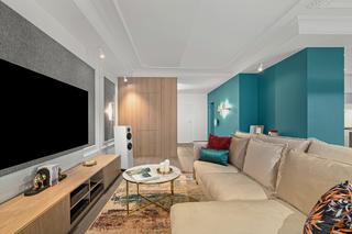 Mieszkanie z akcentem turkusu