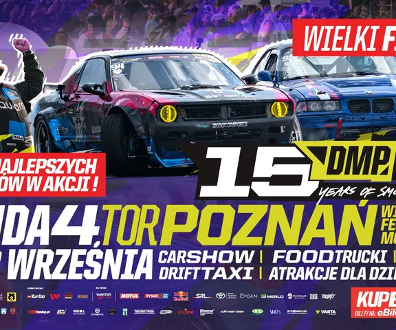 Driftingowe Mistrzostwa Polski – wielki finał w Poznaniu!