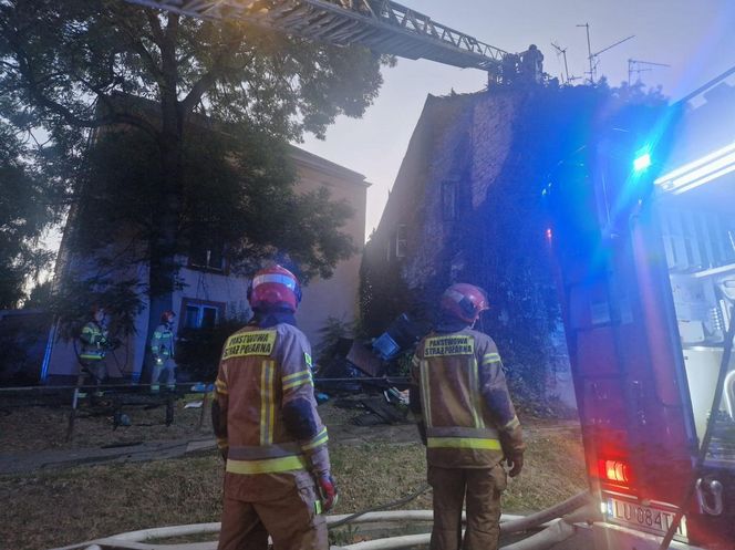 Tragiczny pożar w Lublinie. Dwie osoby nie żyją
