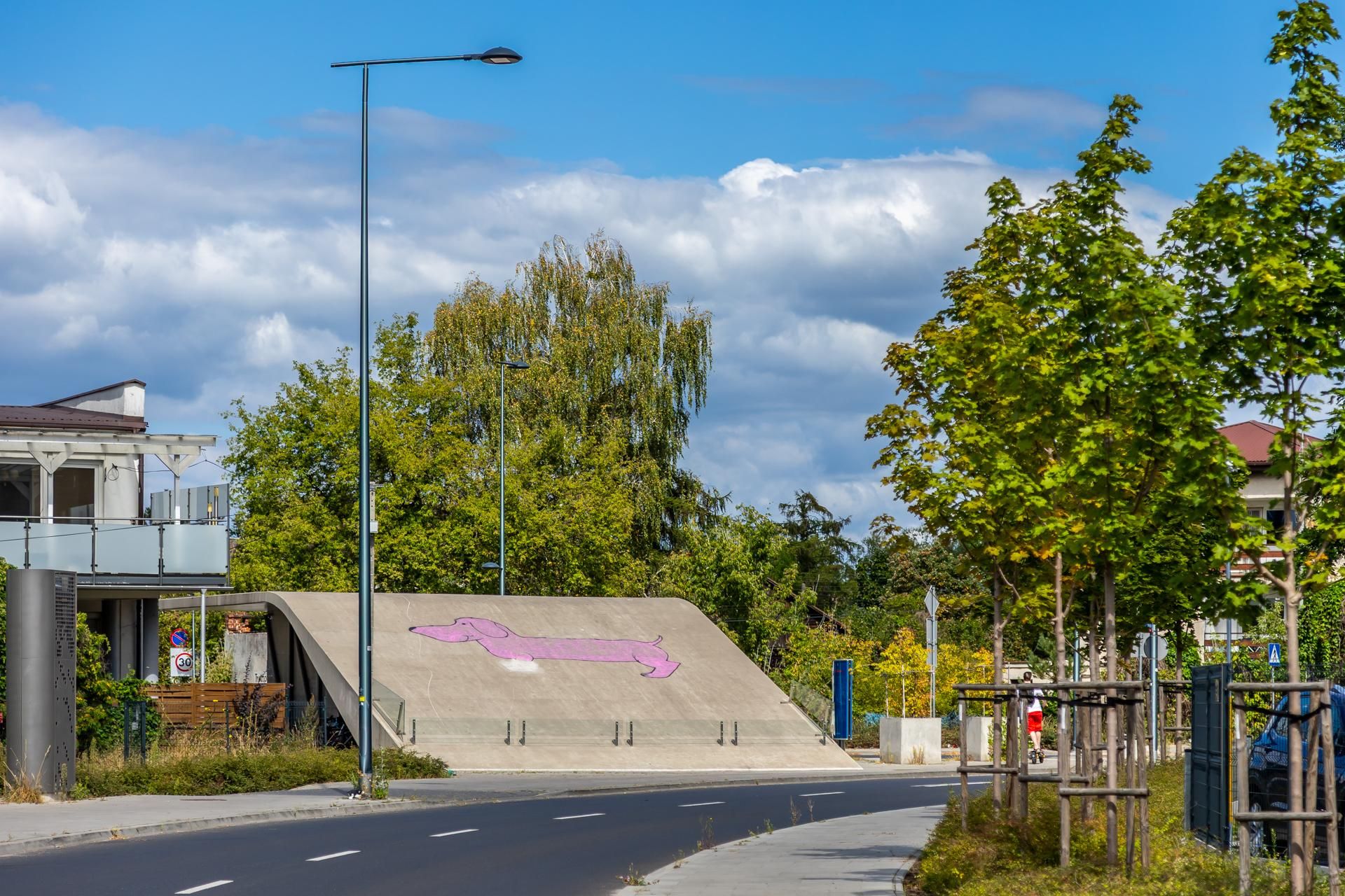 Okolice stacji metro Zacisze w Warszawie
