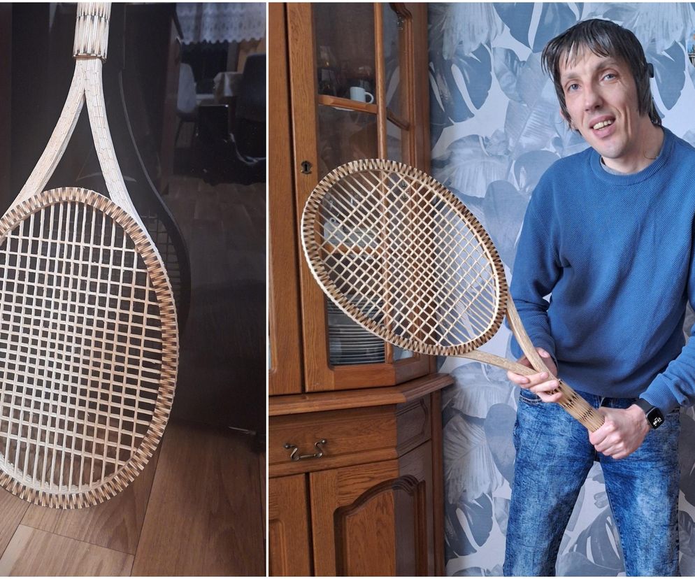 Rakieta z tysięcy zapałek dla Igi Świątek. Niepełnosprawny artysta ze Słupowa prosi o pomoc w spełnieniu marzenia