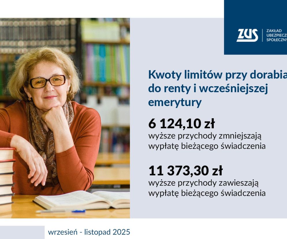 Lubelskie - nowe limity dla dorabiających emerytów i rencistów