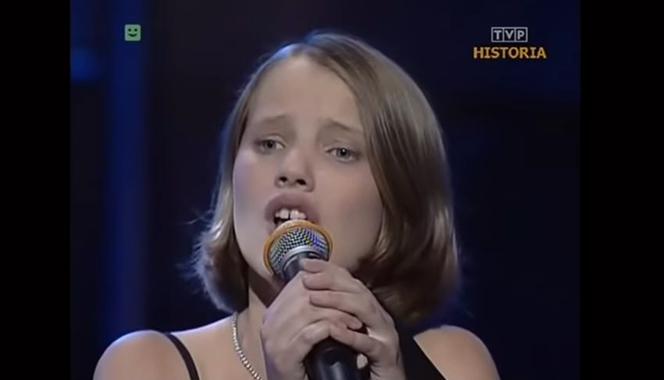 Joanna Kulig w programie Szansa na sukces w 1998 roku