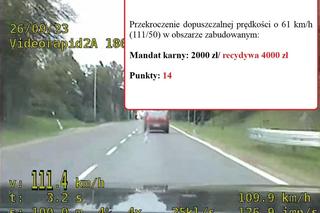 Pruł starym renault przez miasto. 265 pkt karnych i dwie kolizje