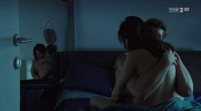 M jak miłość odc. 1405. Marcin (Mikołaj Roznerski), Iza (Adriana Kalska)