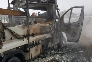 Pożar samochodu na obwodnicy Szczecinka