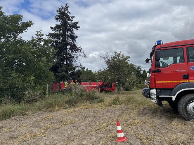 Wypadek awionetki w Krzycku Wielkim