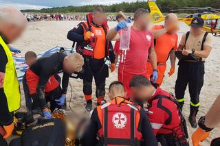 Śmierć i zaginięcie na Bałtyku. Ratownicy ostrzegali przed sztormem. On poszedł popływać z synem [ZDJECIA]