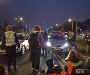 Aktywiści Ostatniego Pokolenia zablokowali Wisłostradę. Kierowcy nie wytrzymali