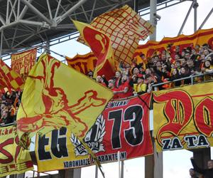 Korona Kielce - Jagiellonia Białystok. Żółto-czerwone derby w obiektywie