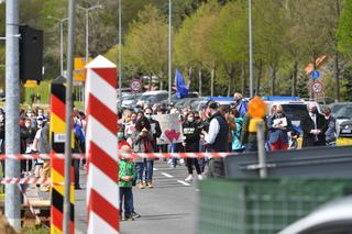 Protest na granicy polsko-niemieckiej w Lubieszynie