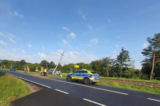 Wypadek na przejeździe kolejowym pod Będzinem