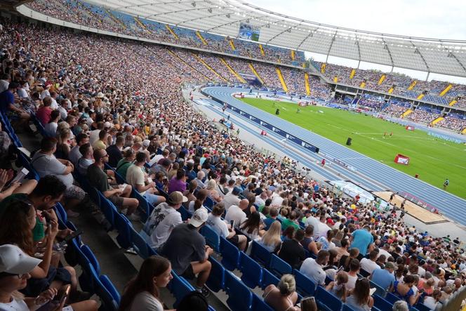 Sportowcy podczas Memoriału Kamili Skolimowskiej na Stadionie Śląskim