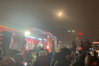 Świąteczna ciężarówka Coca-Coli w Warszawie