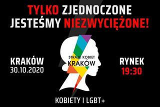 Ogólnopolski Strajk Kobiet 30.10.2020.  Co się będzie działo w Krakowie? [MAPA]