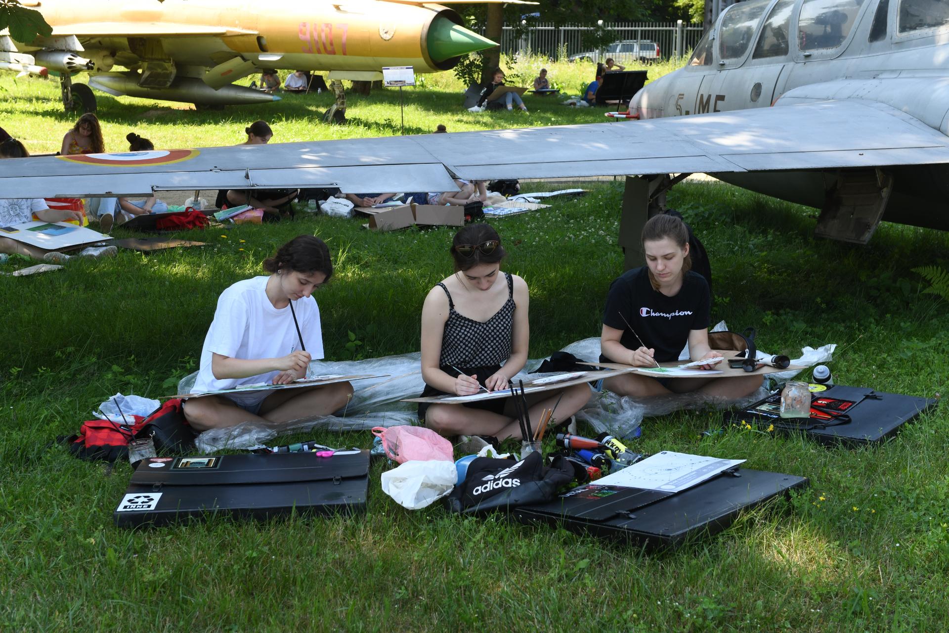 Plener malarski na Wydziale Architektury Politechniki Krakowskiej