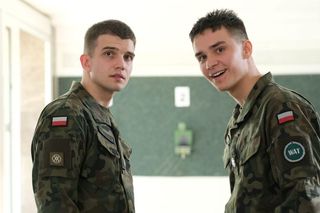 M jak miłość odc. 1875. Mateusz Mostowiak (Rafał Kowalski), Janek Winiar (Jakub Sirko)