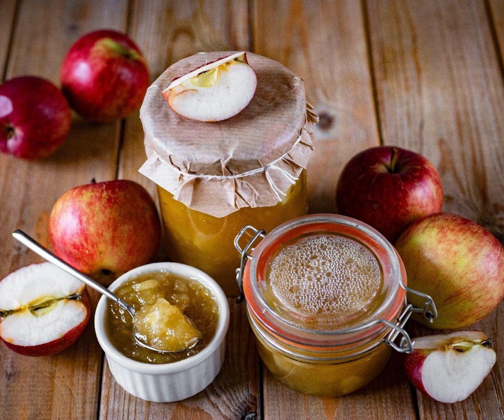 dżem jabłkowy z galaretką pomarańczową