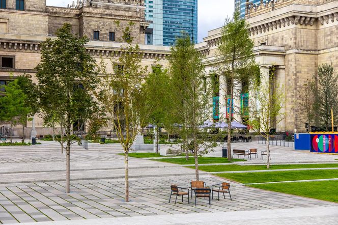 Plac Centralny Warszawa, sierpień 2025