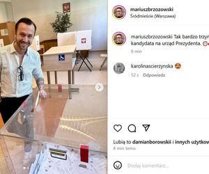 Wybory Prezydenckie 2025: Jak głosują gwiazdy? Mariusz Brzozowski