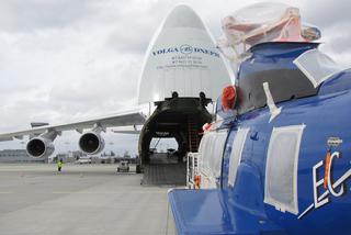 Ogromny ANTONOV An-124 Rusłan wylądował na lotnisku w Jasionce [ZDJĘCIA]