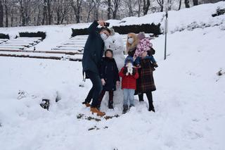 Ulepił bałwana i wycałował żonę