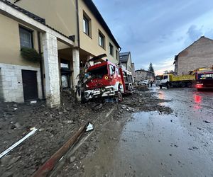 Lądek-Zdrój po przejściu fali powodziowej