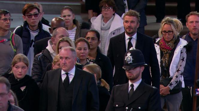 David Beckham stał kilkanaście godzin, by pożegnać królową