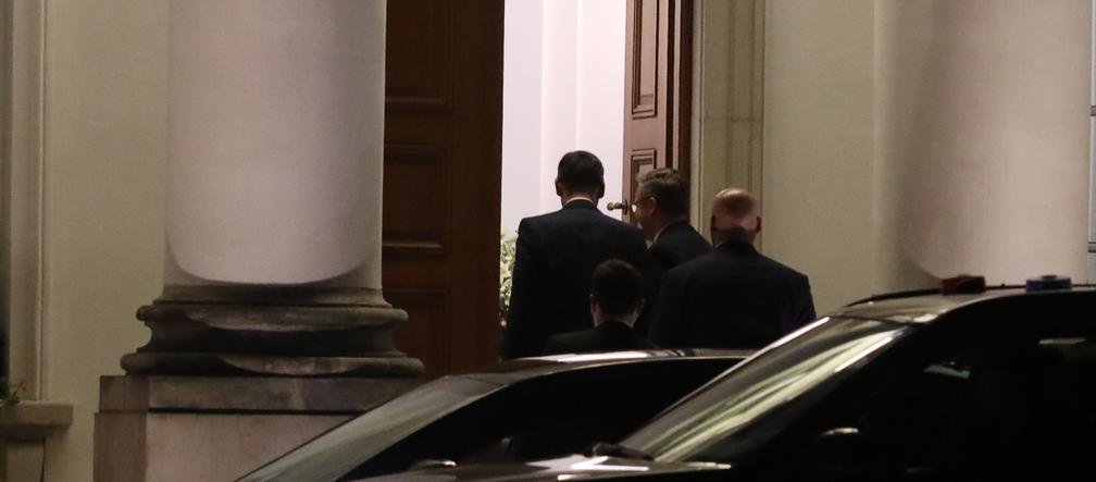 Duda, Kaczyński, Morawiecki: spotkanie w Belwederze