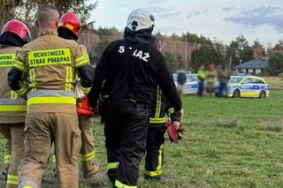 Seniorka utknęła w bagnach pod Łukowem