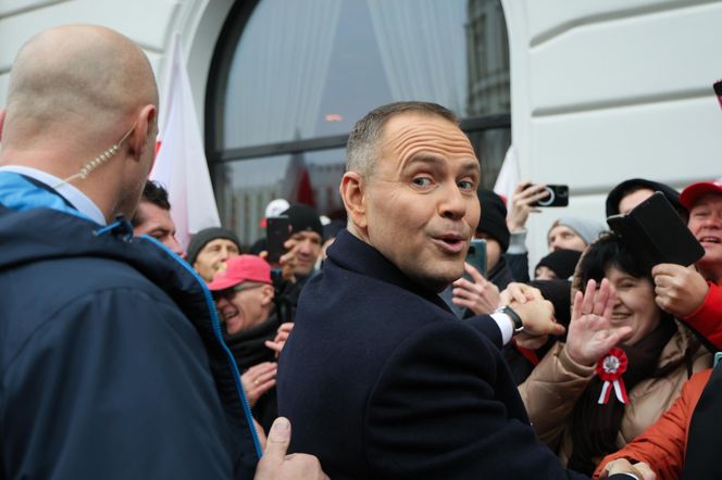 Karol Nawrocki na Marszu 2025