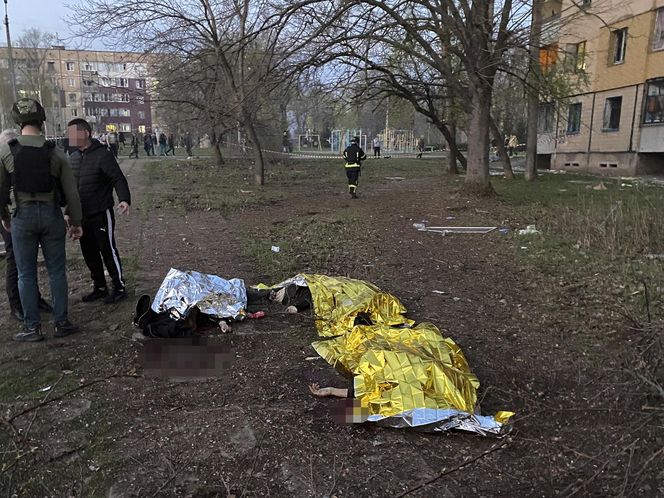 Pogrzeby ofiar ataku na Krzywy Róg