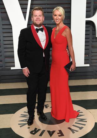 Oscary 2017: James Corden i Julia Carey na imprezie Vanity Fair