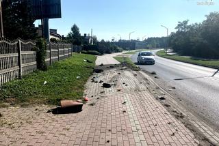 Śląskie: Kierowca TIR-a wjechał w barierki przy szkole podstawowej. Był tak pijany, że nie potrafił dmuchnąć w alkomat