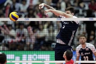 Bartłomiej Lemański podczas meczu Bułgaria-Polska